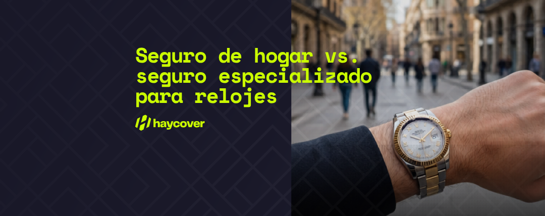 Seguro de hogar vs. seguro especializado para relojes: ¿cuál te protege de verdad?